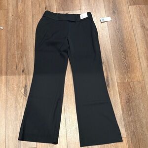 NWT women’s Abercrombie black boot cut 27 4 low rise dress pants